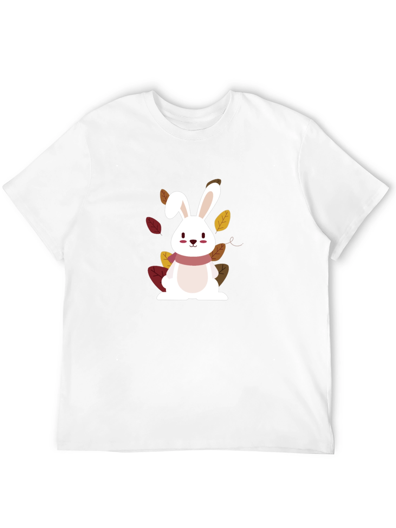 Cute Bunny Graphic Tee - Fall Edition