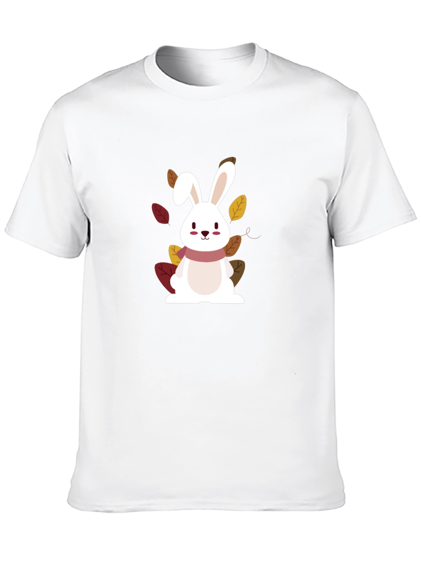 Cute Bunny Graphic Tee - Fall Edition