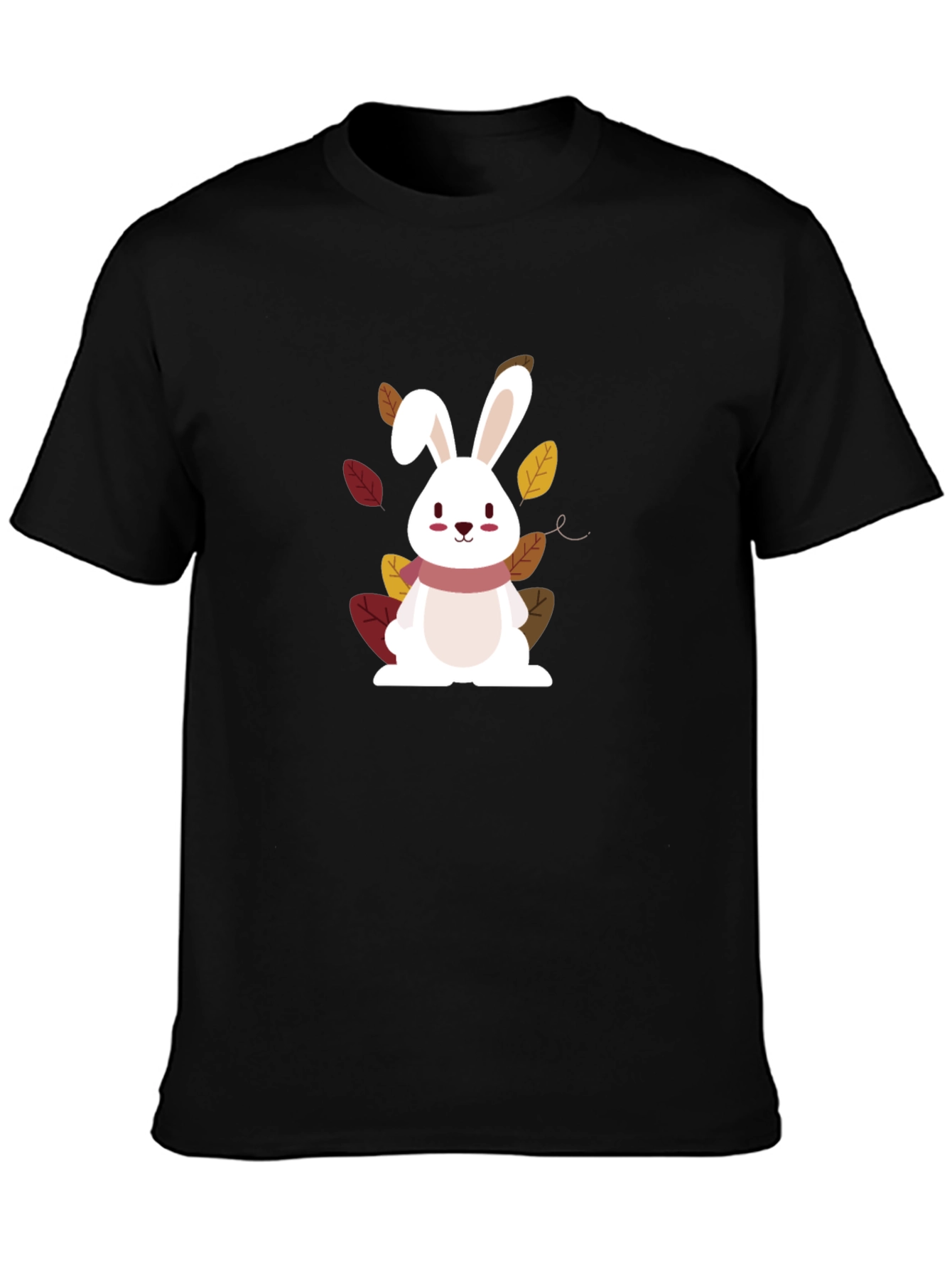 Cute Bunny Graphic Tee - Fall Edition