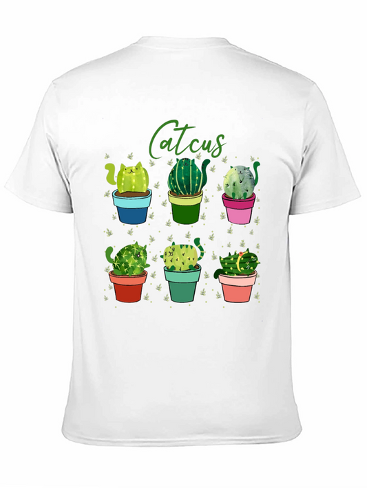 Catcus T-Shirt: Cute Cactus Cat Design