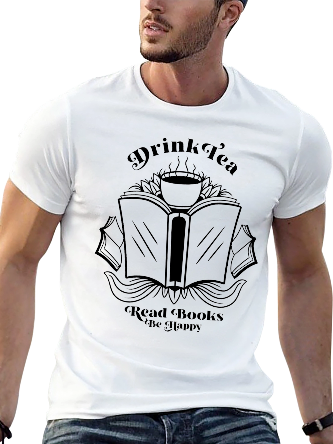 Drink Tea Read Books T-Shirt