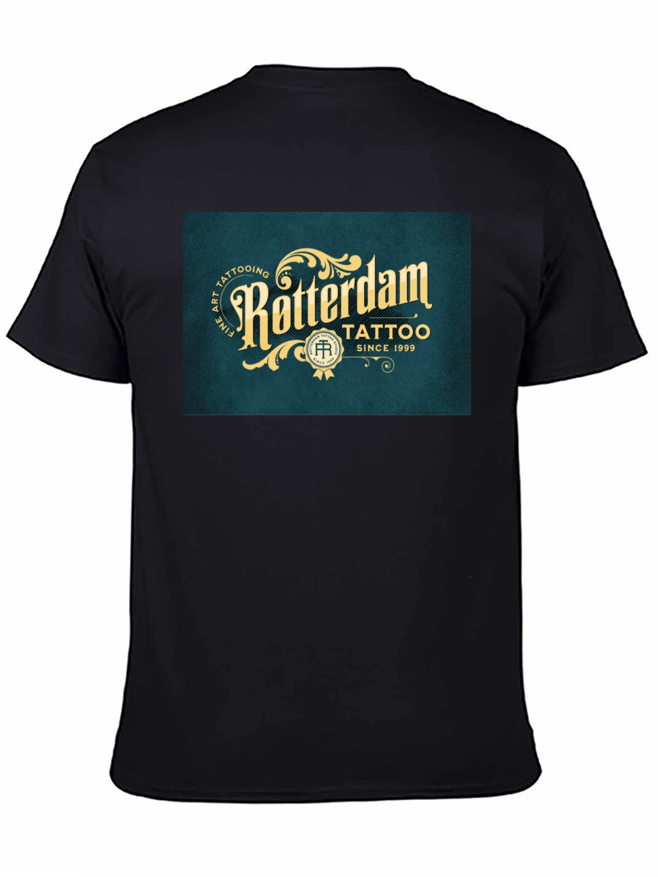 Rotterdam Tattoo Black Graphic Tee