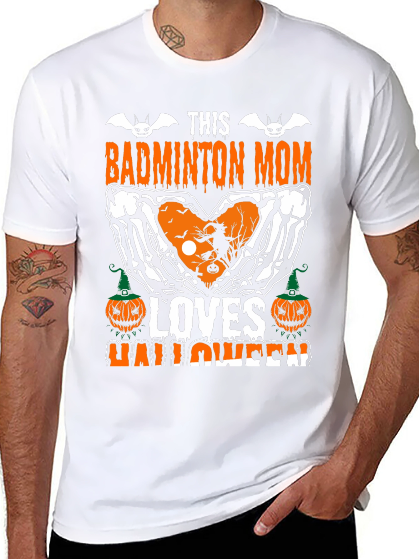 Badminton Mom Halloween T-Shirt