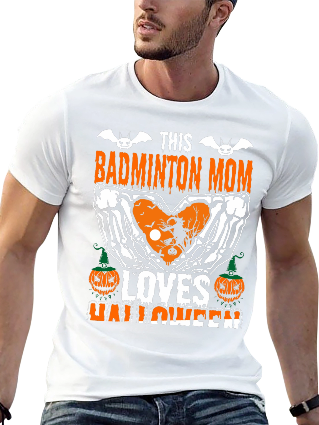 Badminton Mom Halloween T-Shirt