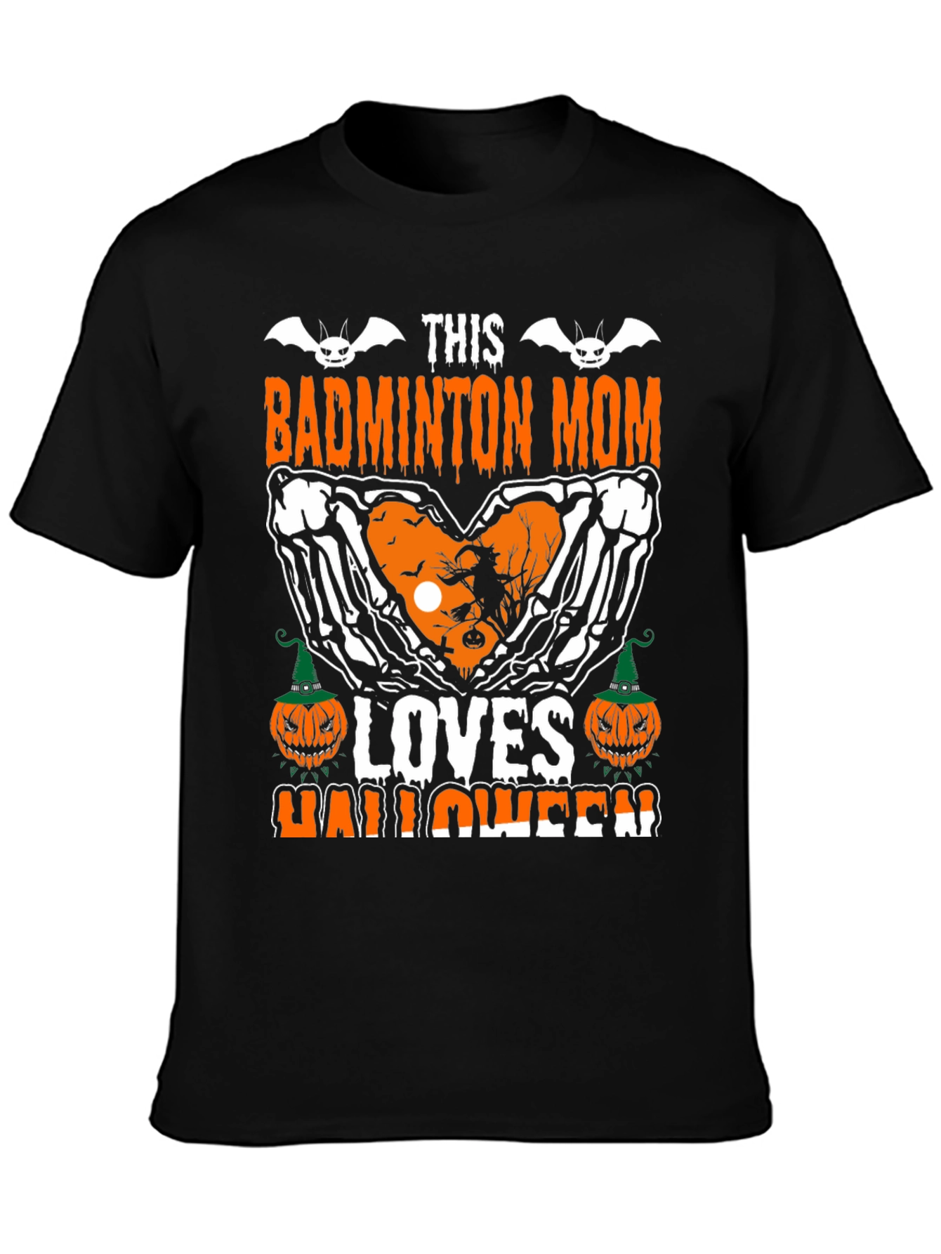 Badminton Mom Halloween T-Shirt