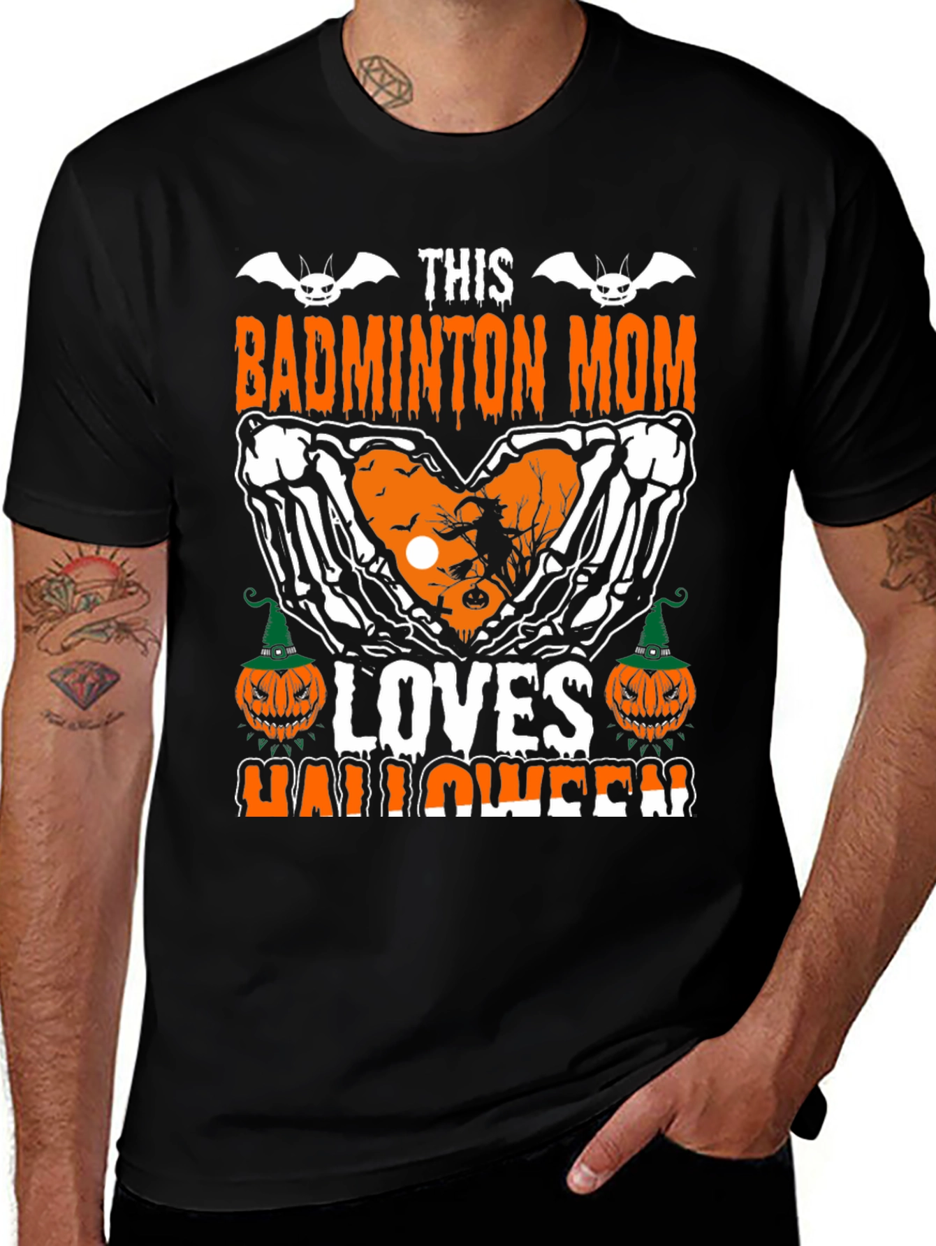 Badminton Mom Halloween T-Shirt