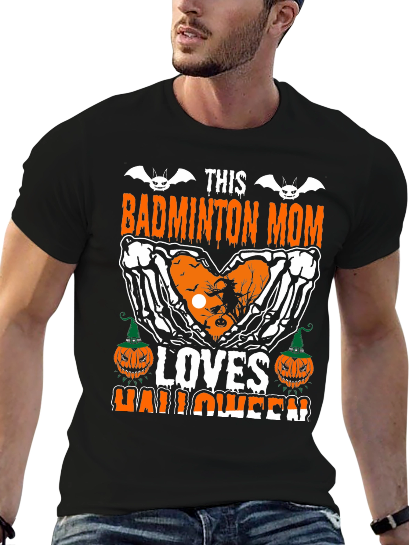 Badminton Mom Halloween T-Shirt