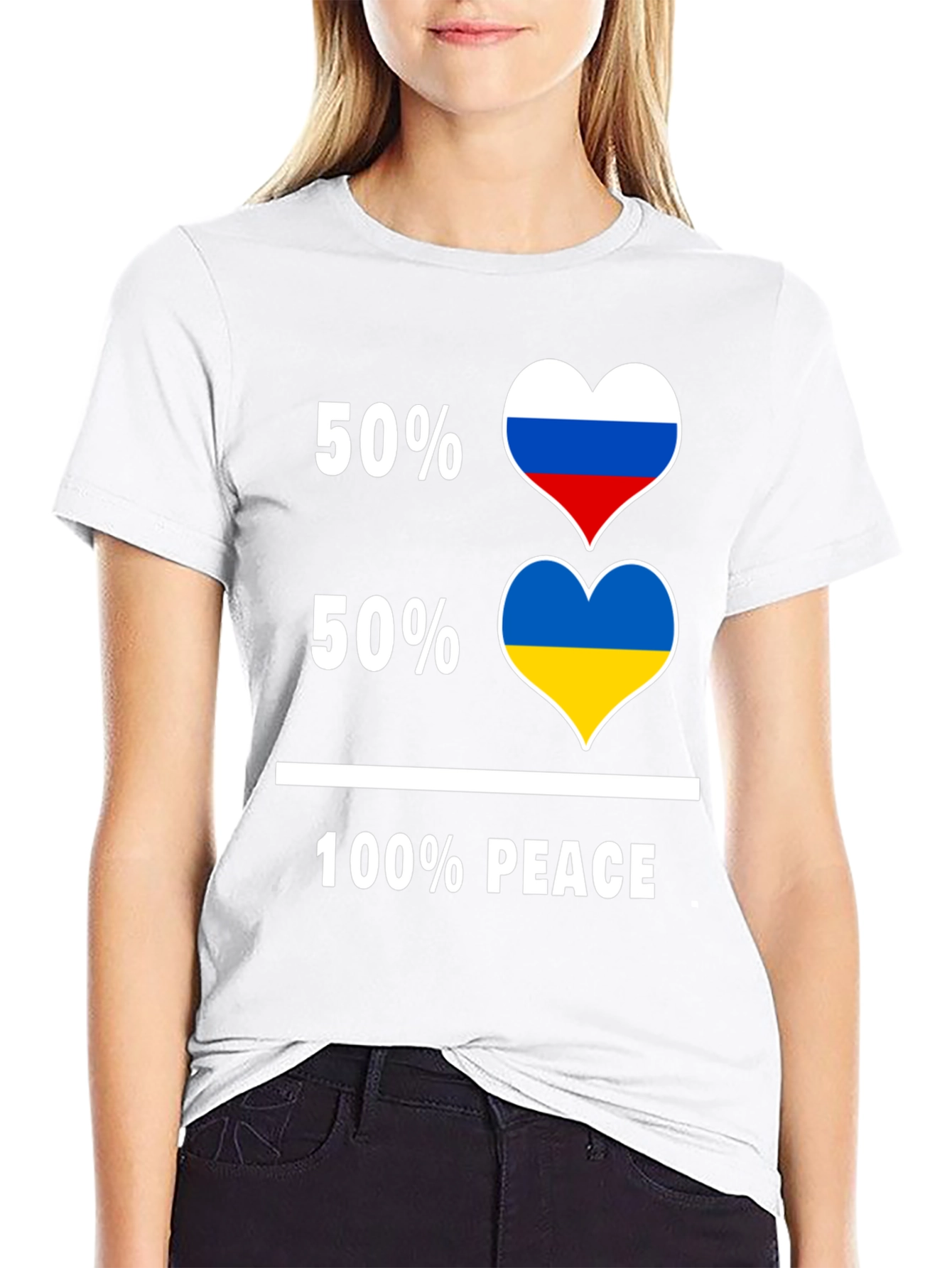 Peace T-Shirt - Russia & Ukraine United
