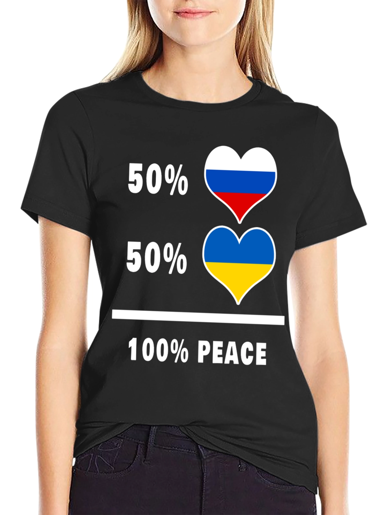 Peace T-Shirt - Russia & Ukraine United