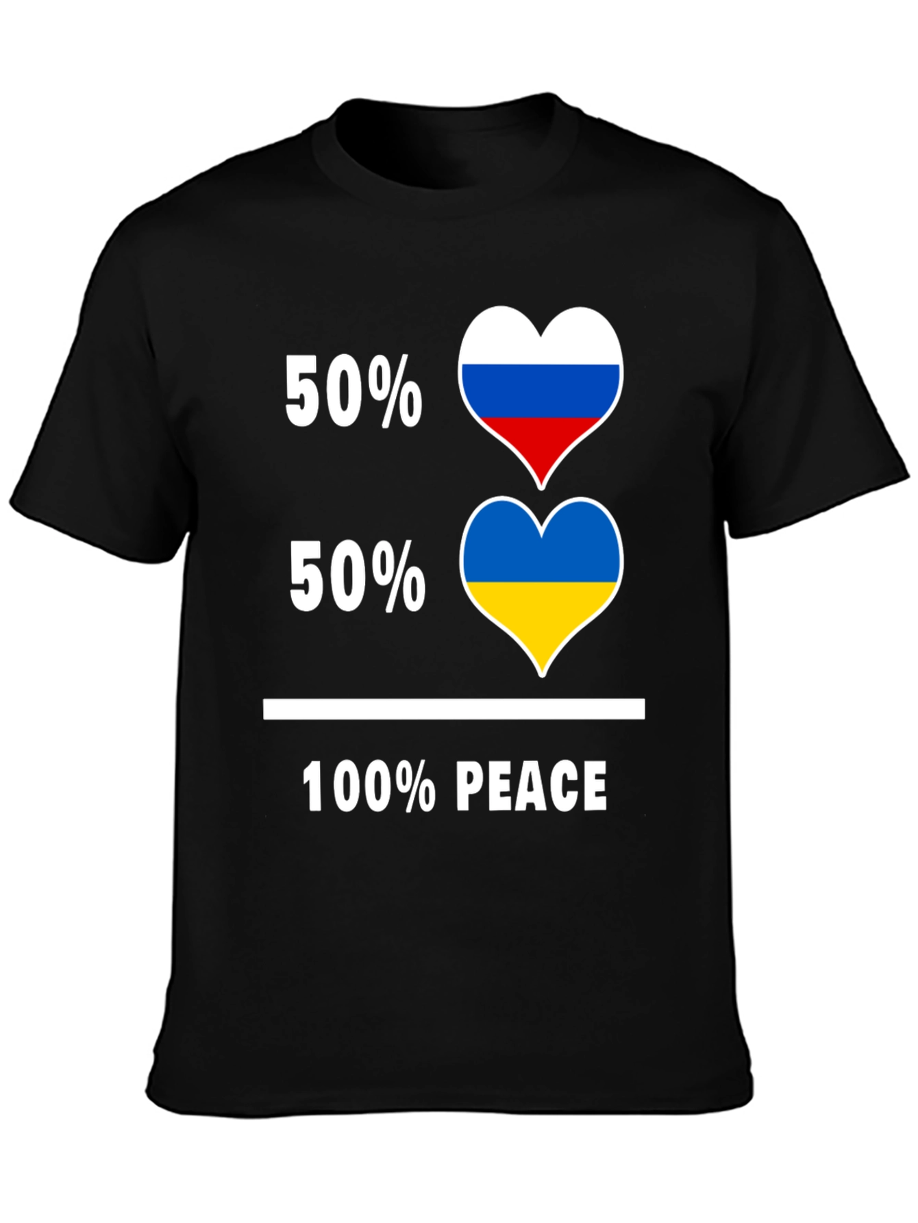 Peace T-Shirt - Russia & Ukraine United
