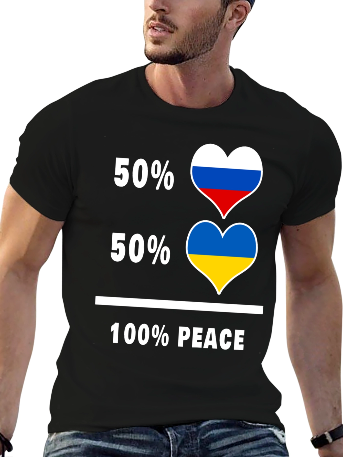 Peace T-Shirt - Russia & Ukraine United