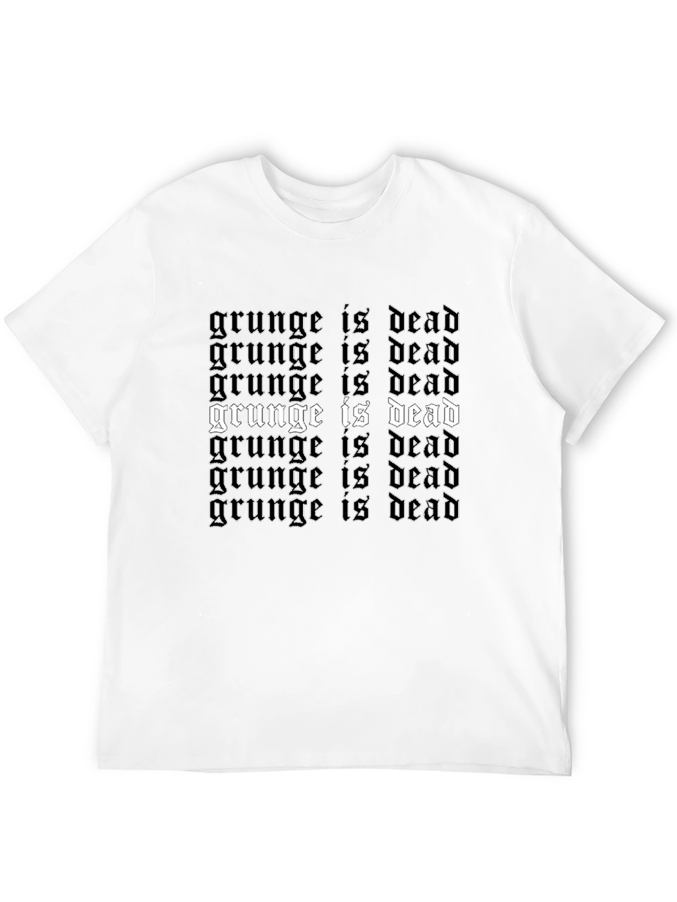 Grunge is Dead T-Shirt - Black Graphic Tee