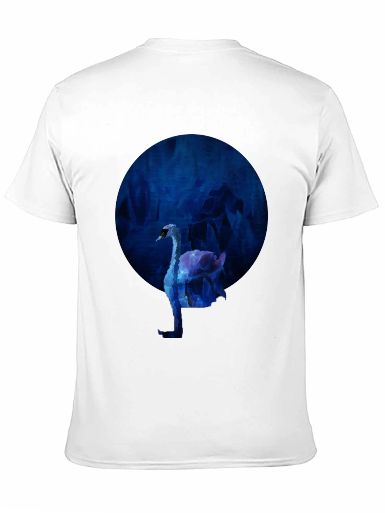 Swan Graphic Black T-Shirt