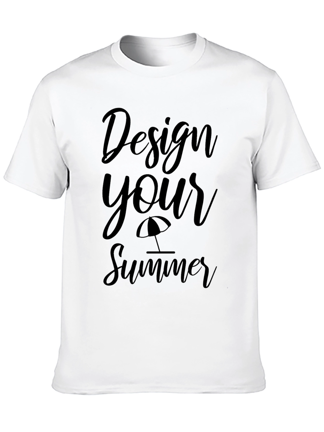 Design Your Summer Black T-Shirt