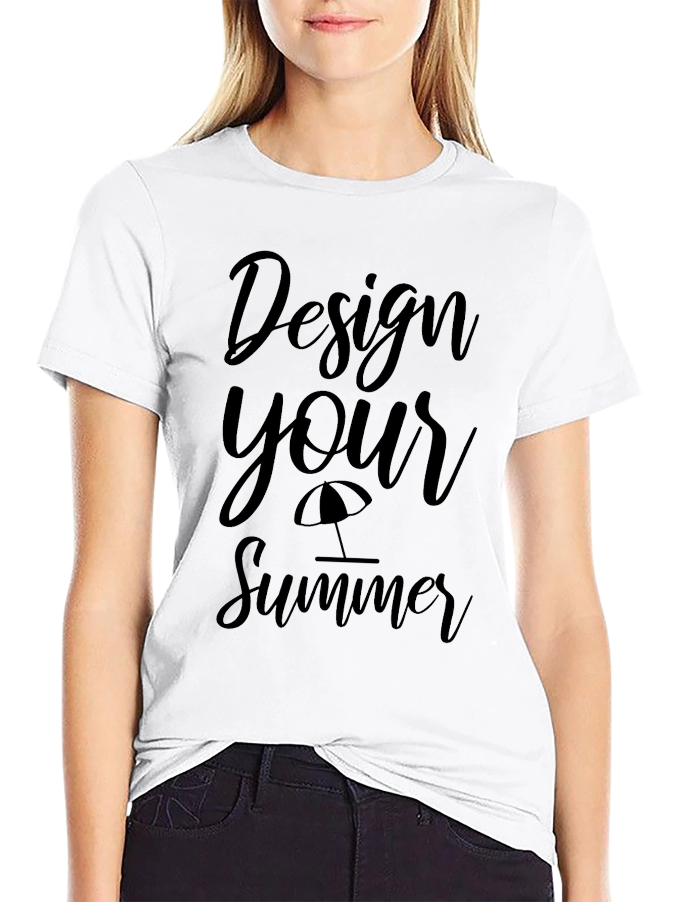 Design Your Summer Black T-Shirt