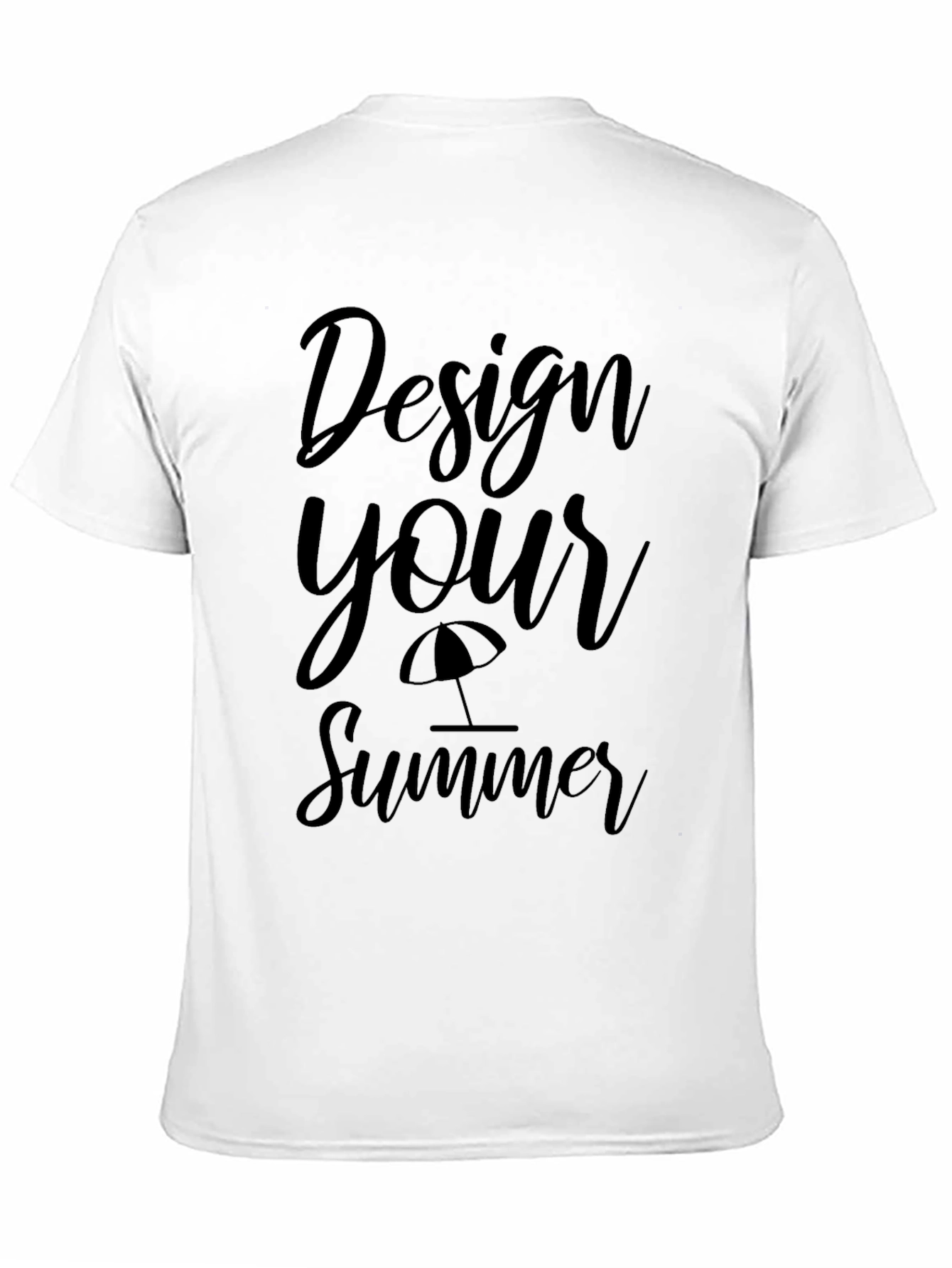 Design Your Summer Black T-Shirt