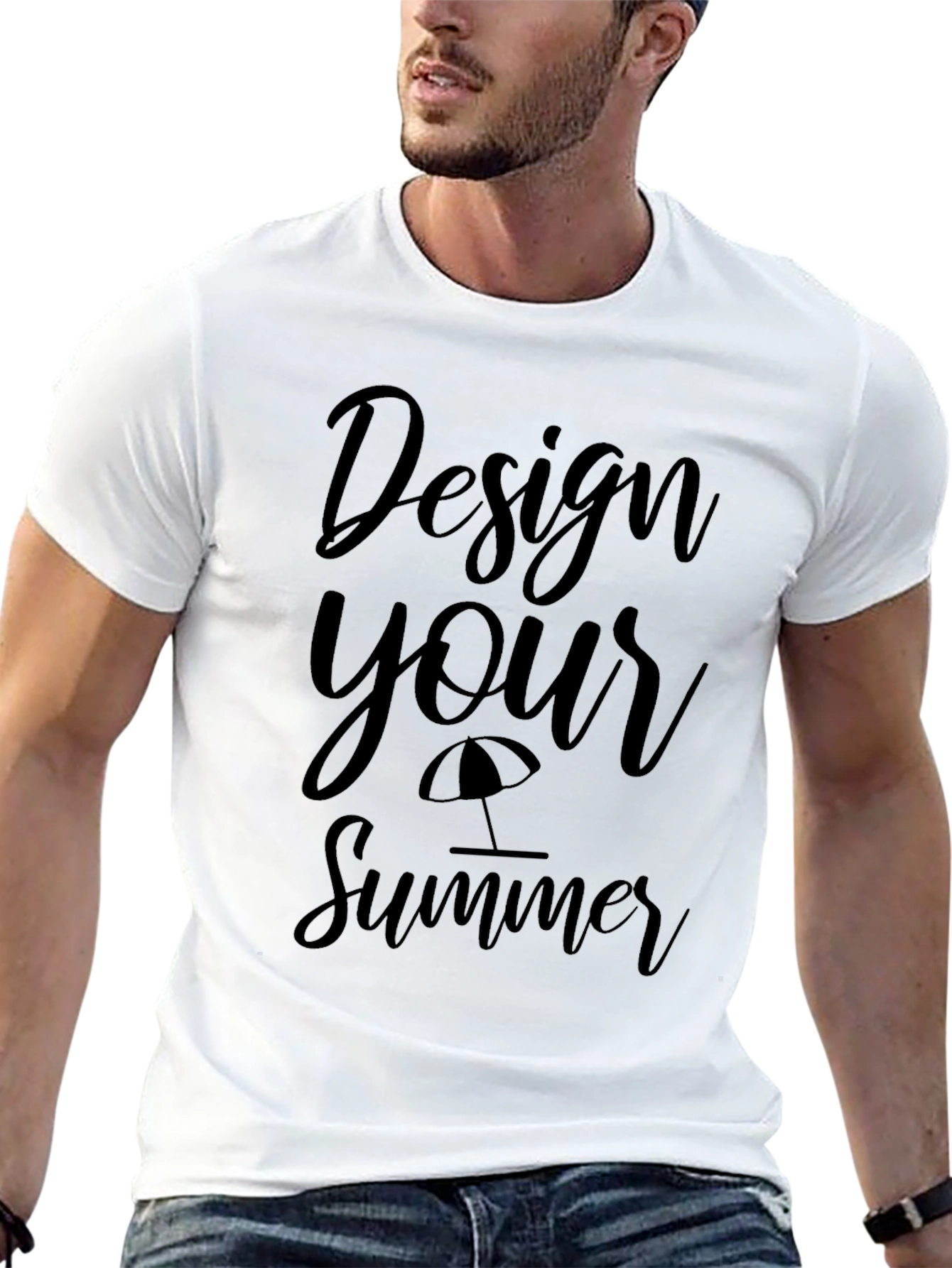 Design Your Summer Black T-Shirt