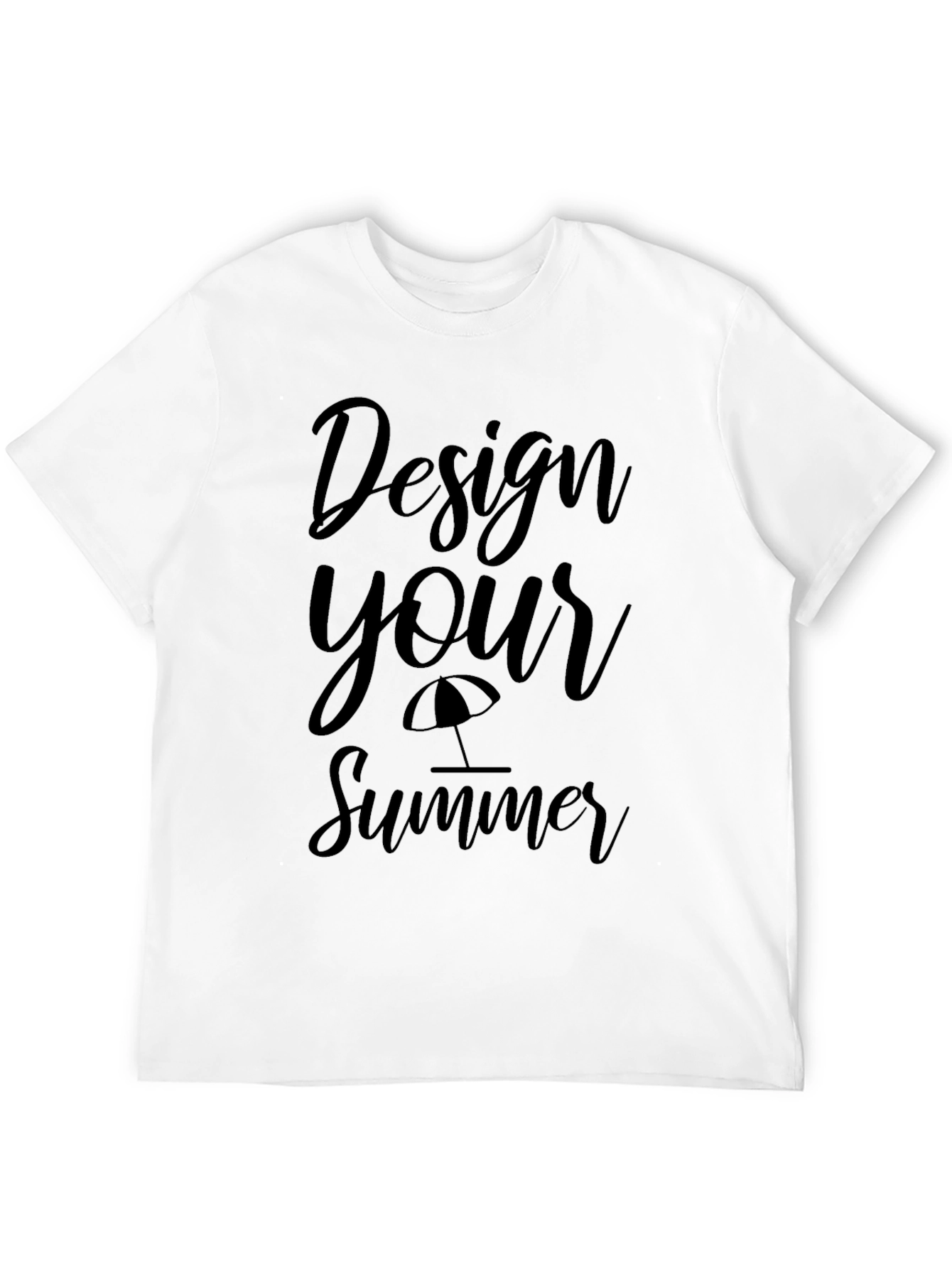 Design Your Summer Black T-Shirt