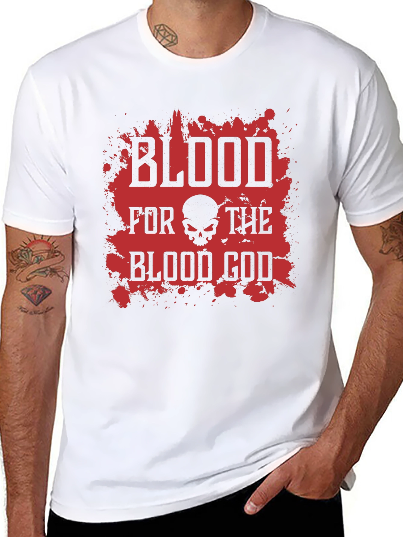 Blood for the Blood God Graphic Tee