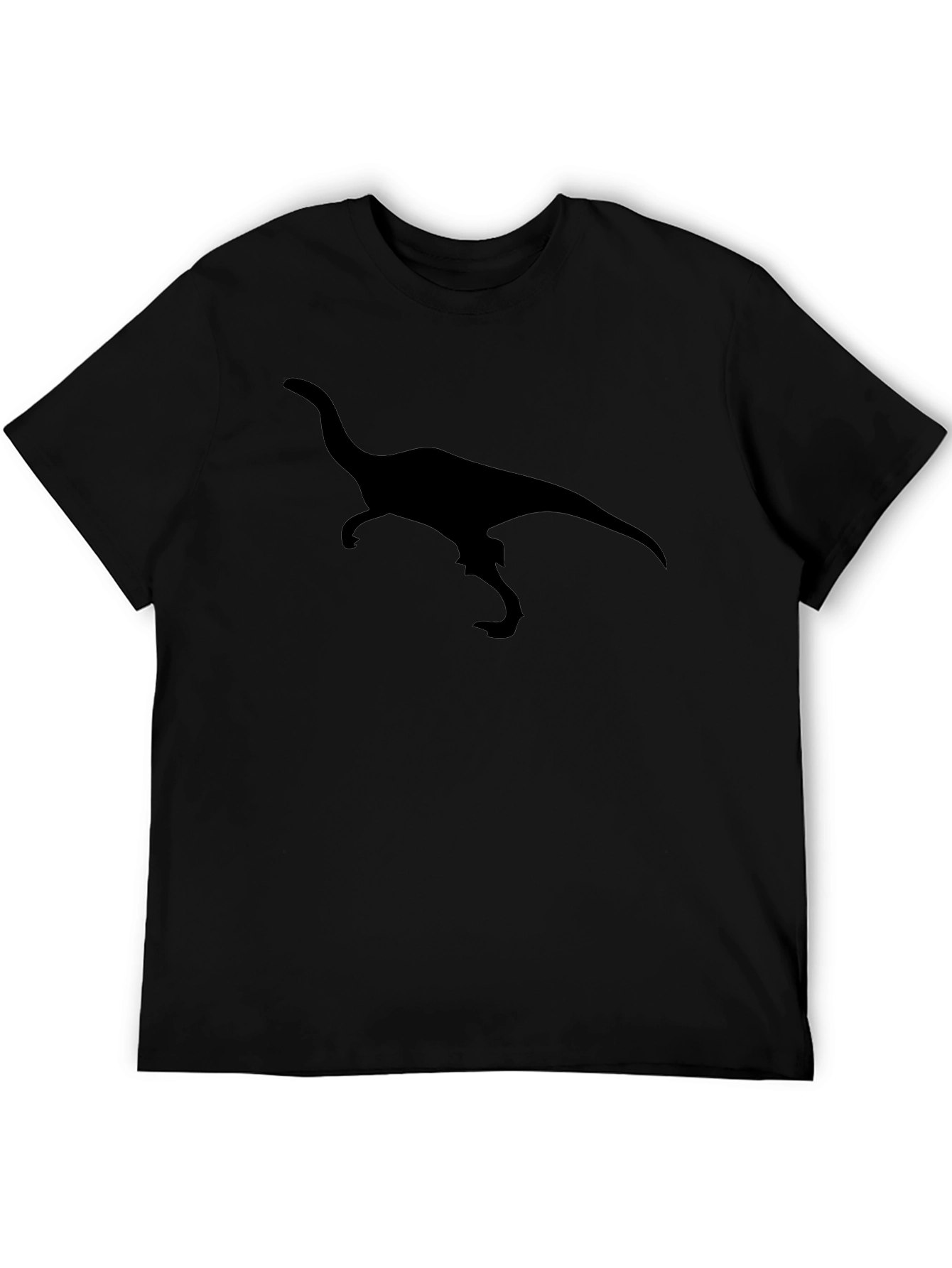 Dino Silhouette Black T-Shirt