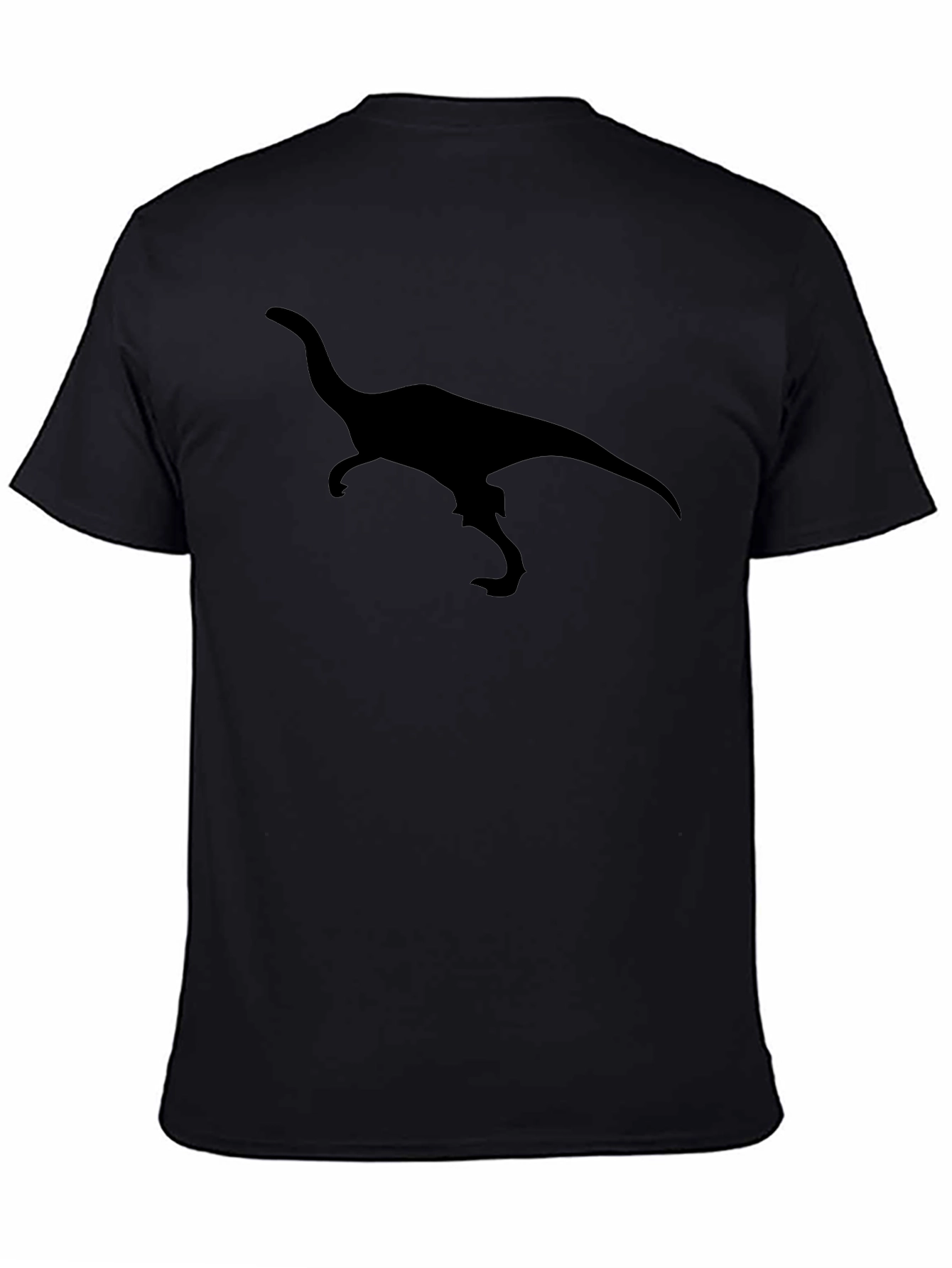 Dino Silhouette Black T-Shirt