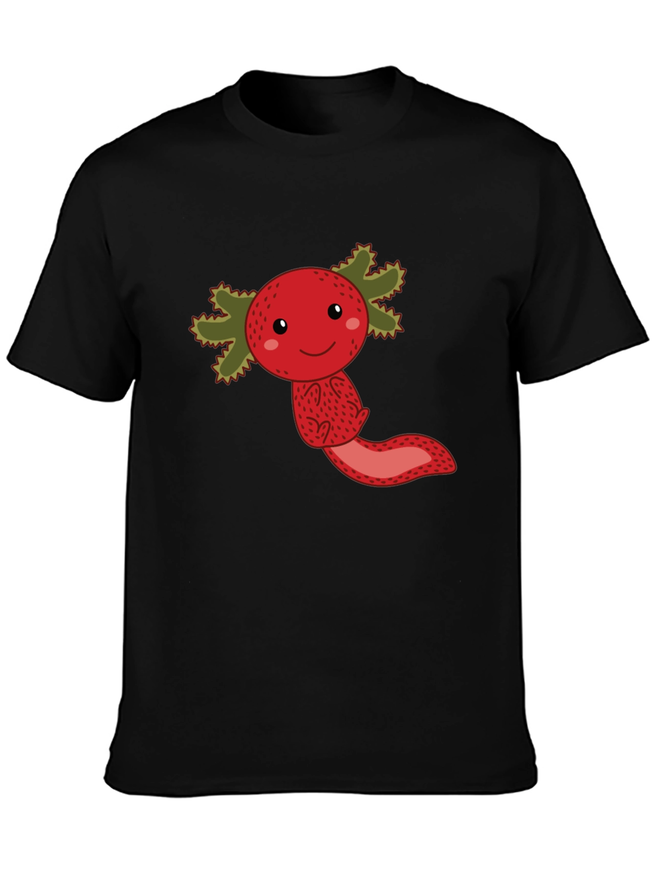 Strawberry Axolotl Graphic Tee - Unisex