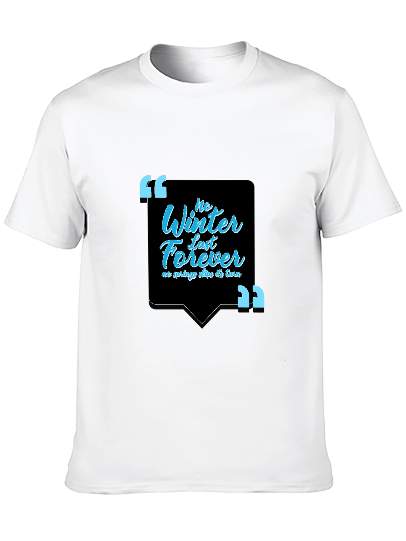 Inspirational Quote Black Graphic Tee