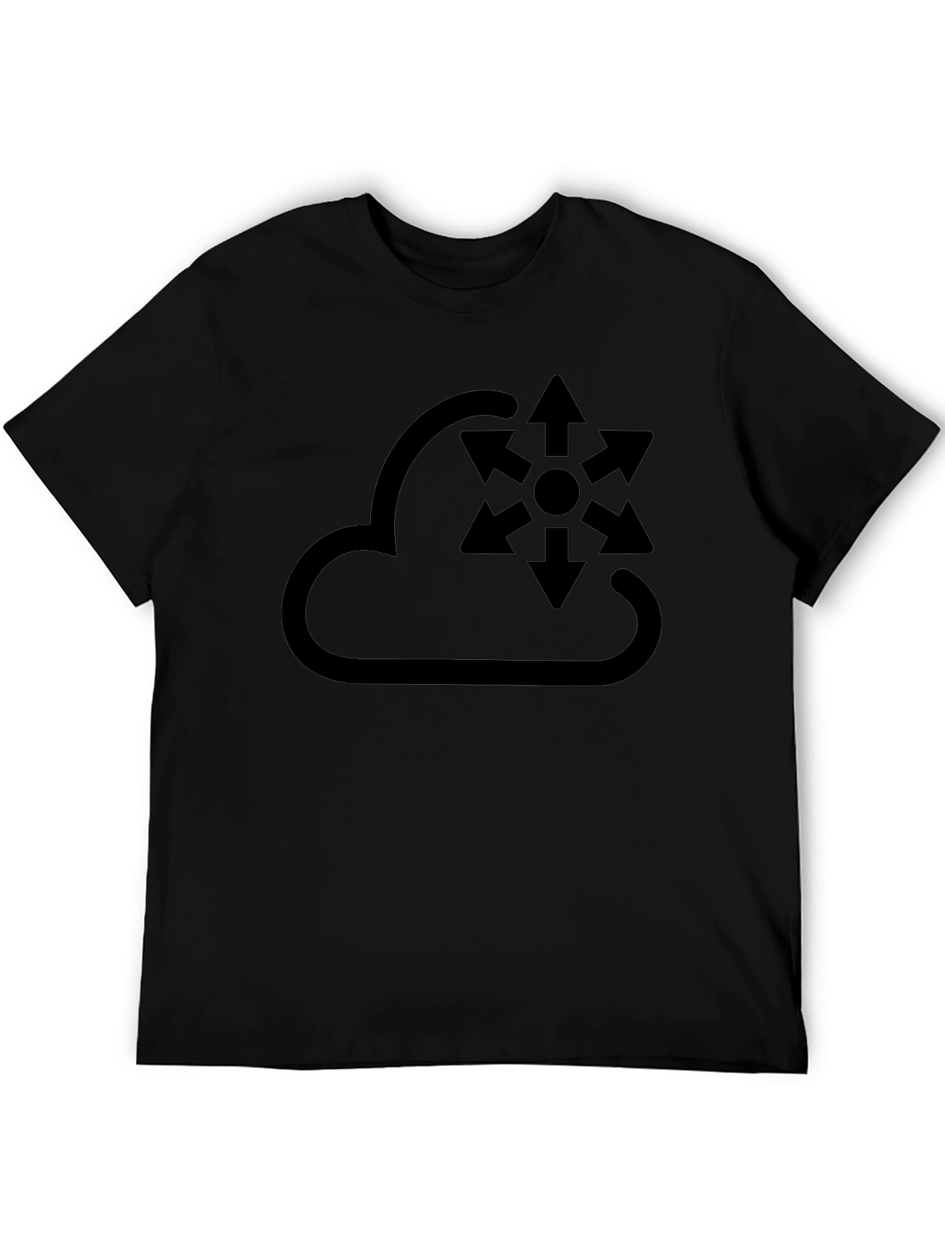 Cloud Diffusion Black T-Shirt