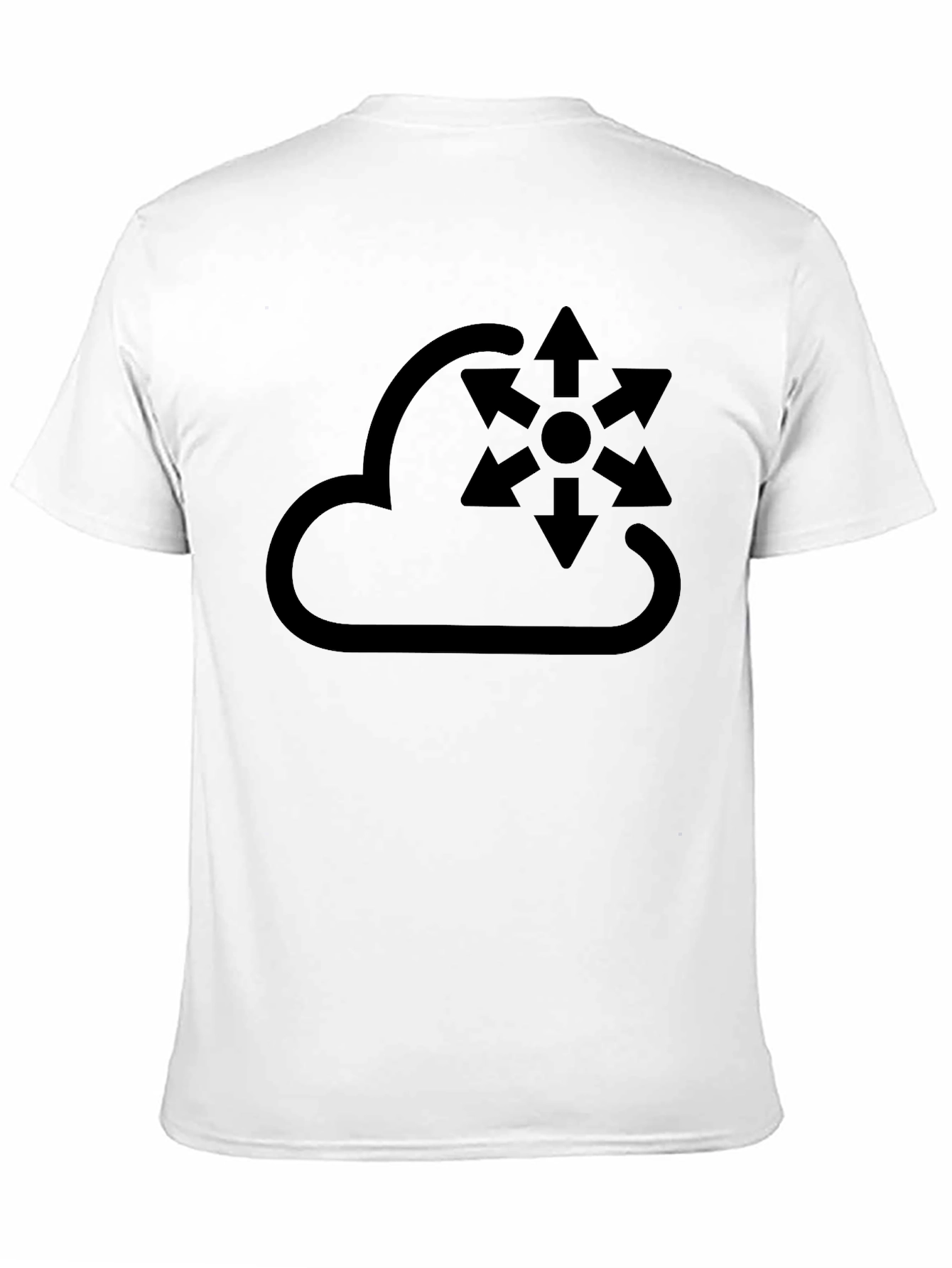 Cloud Diffusion Black T-Shirt