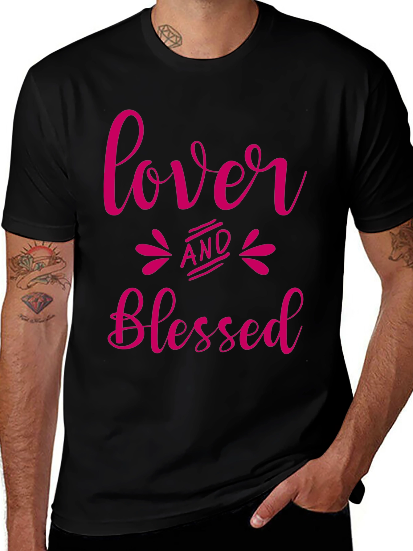 Lover and Blessed Graphic Tee