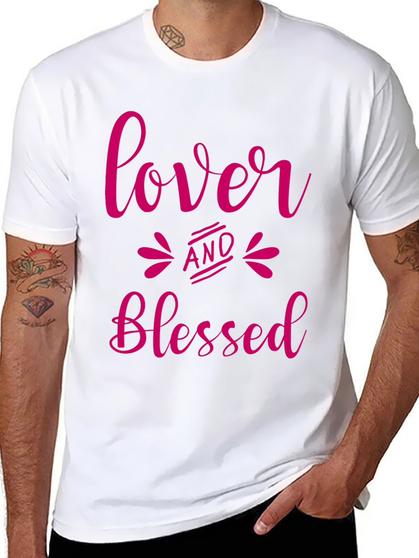 Lover and Blessed Graphic Tee
