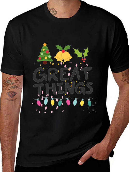Great Things Christmas Graphic T-Shirt