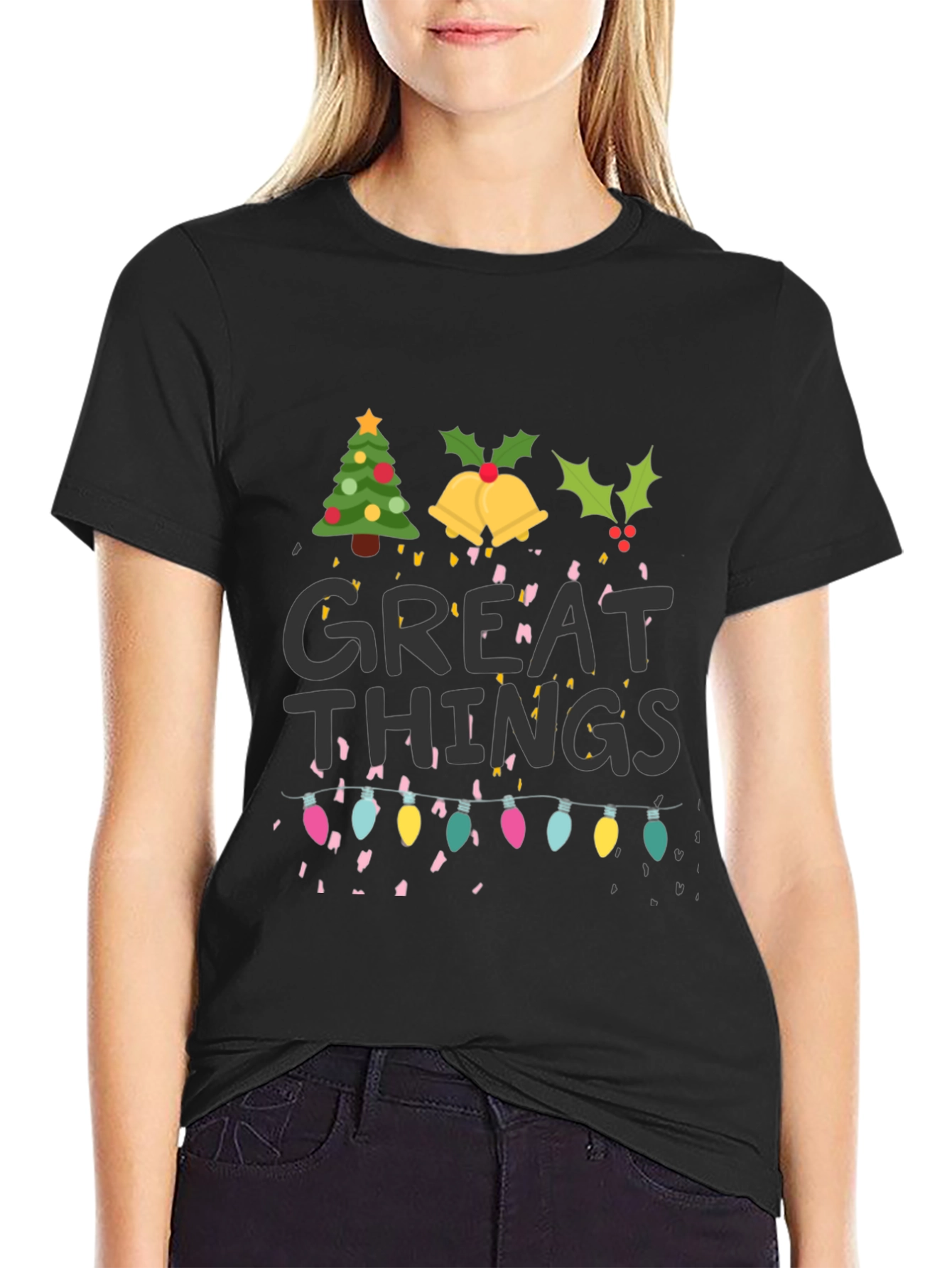 Great Things Christmas Graphic T-Shirt