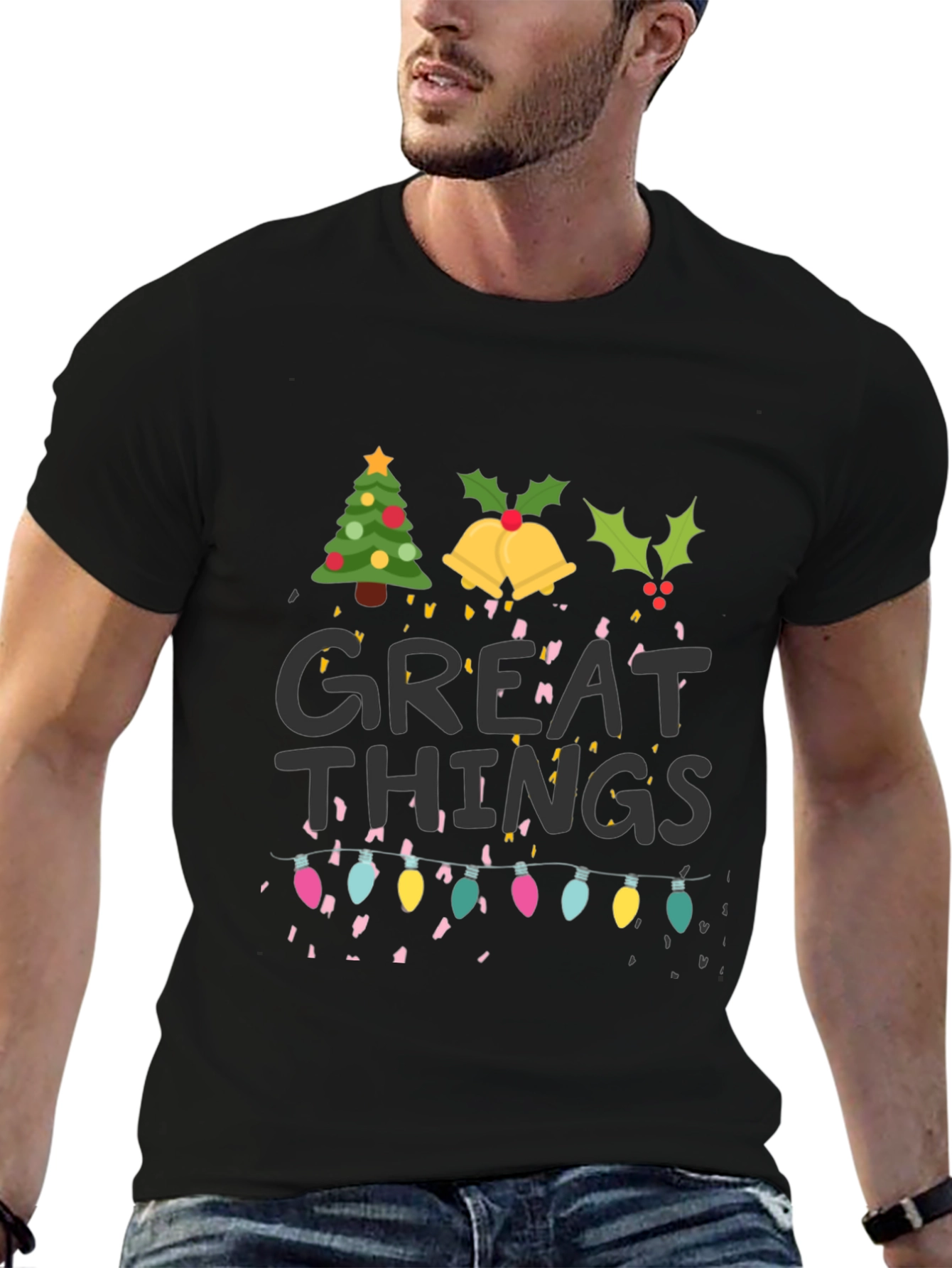 Great Things Christmas Graphic T-Shirt