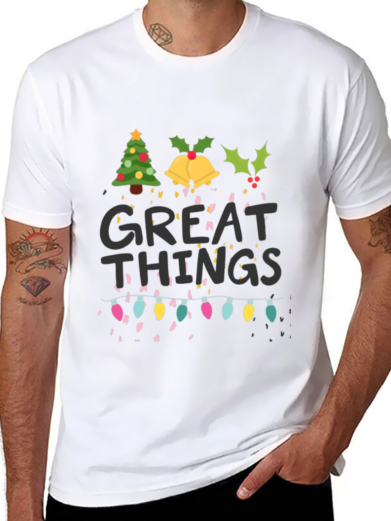 Great Things Christmas Graphic T-Shirt