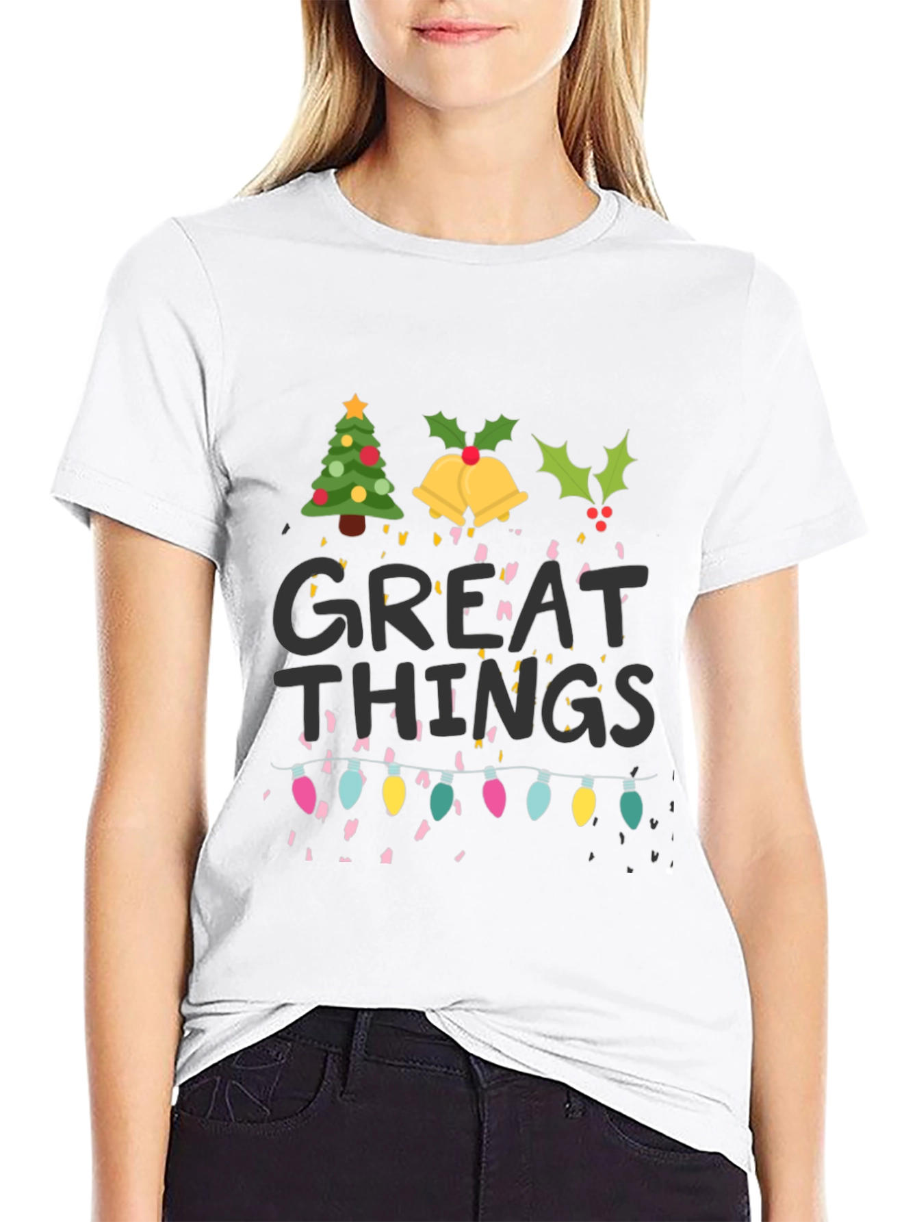 Great Things Christmas Graphic T-Shirt