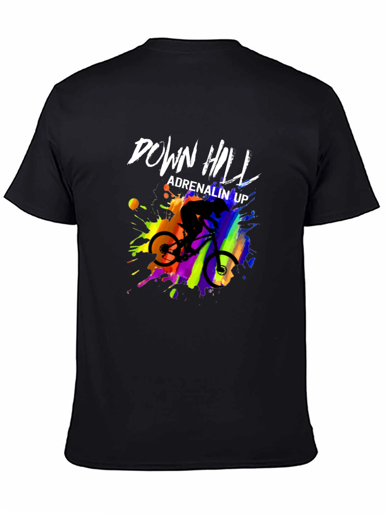 Downhill Adrenalin Up Graphic T-Shirt - Mountain Bike