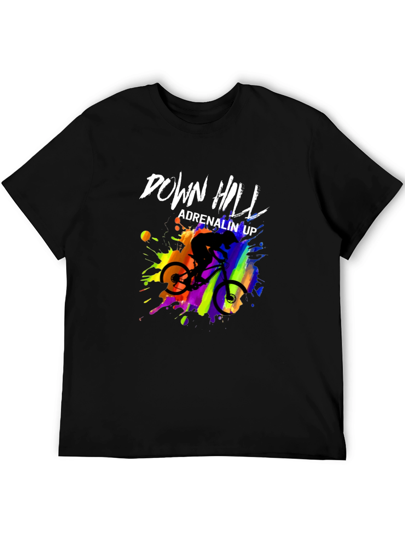 Downhill Adrenalin Up Graphic T-Shirt - Mountain Bike