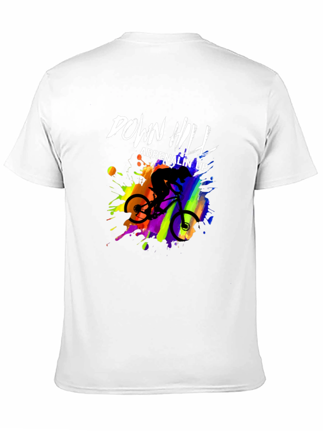 Downhill Adrenalin Up Graphic T-Shirt - Mountain Bike