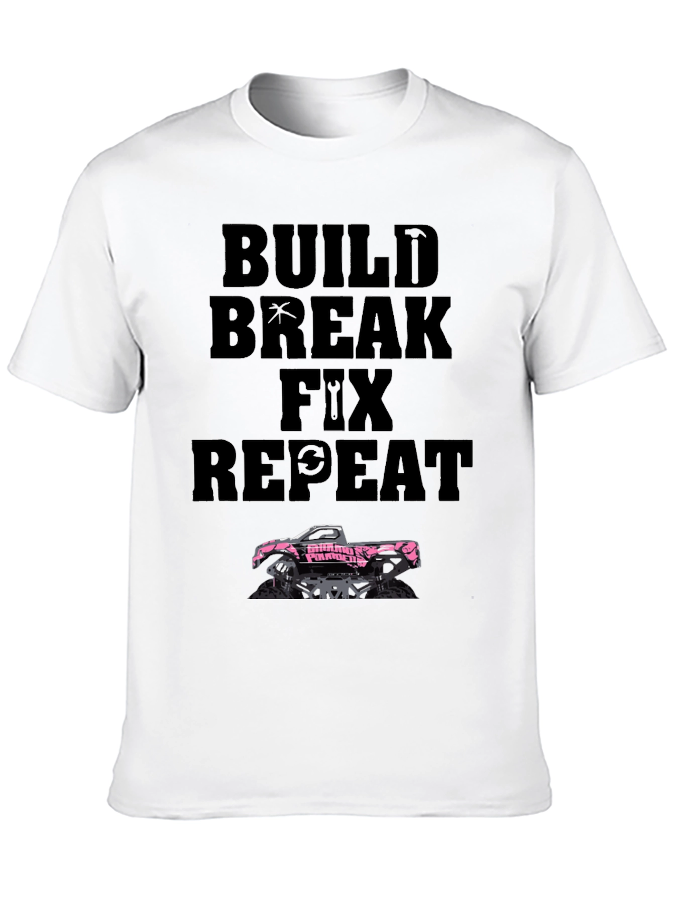 Build Break Fix Repeat Trucker T-Shirt