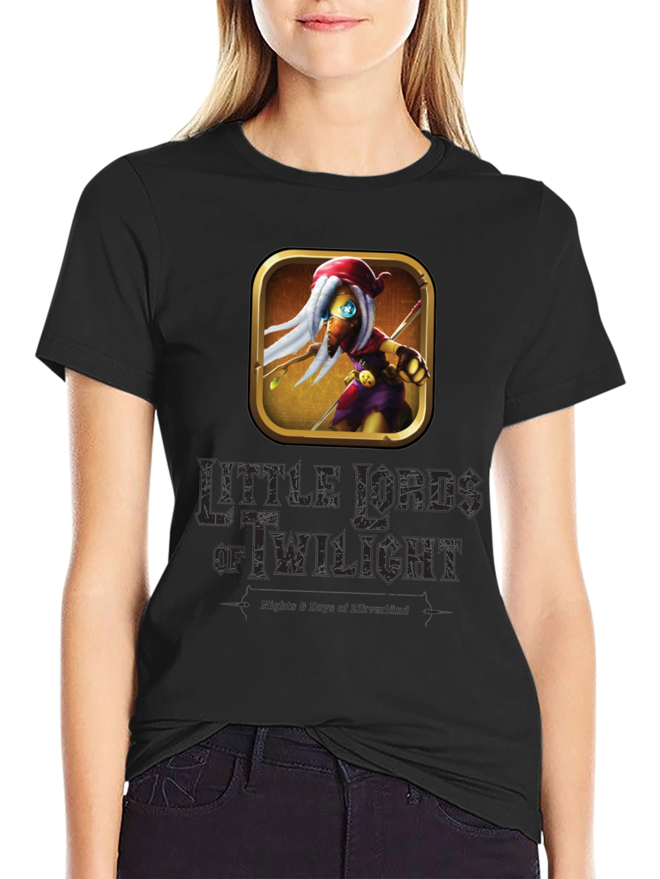 Little Lords of Twilight Graphic Tee - Black