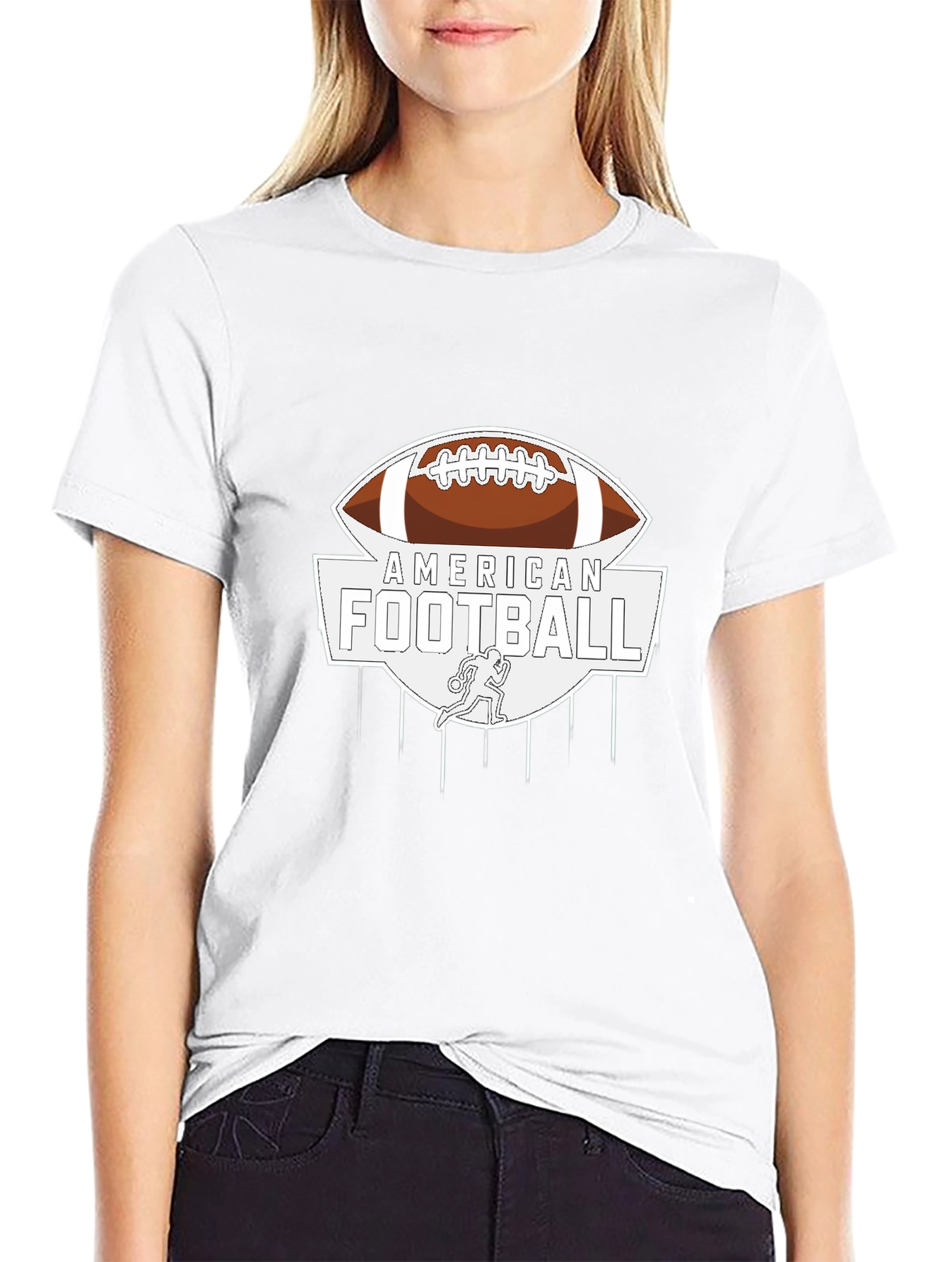 American Football Graphic T-Shirt - Stylish Design