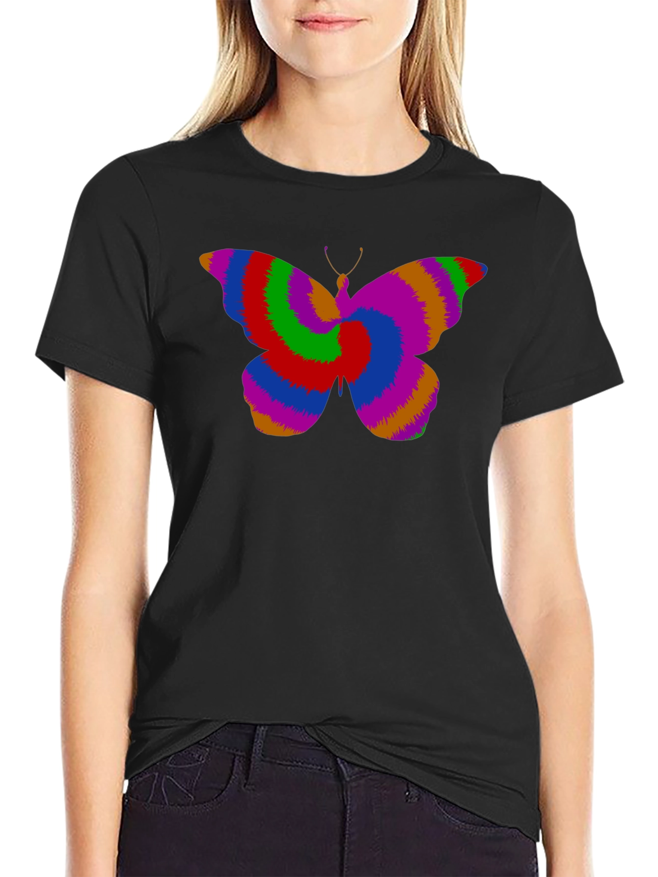 Psychedelic Butterfly Graphic Tee