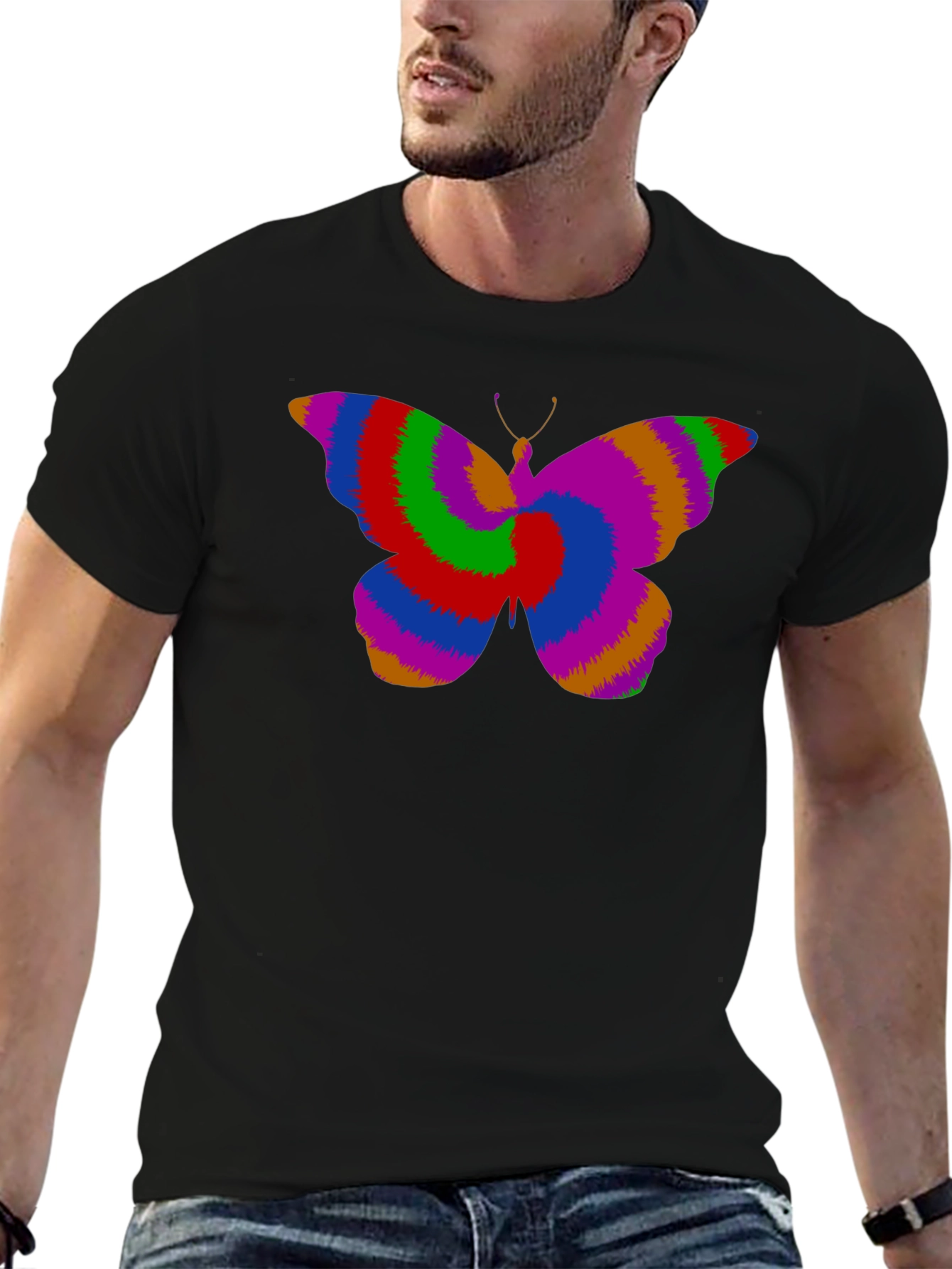 Psychedelic Butterfly Graphic Tee