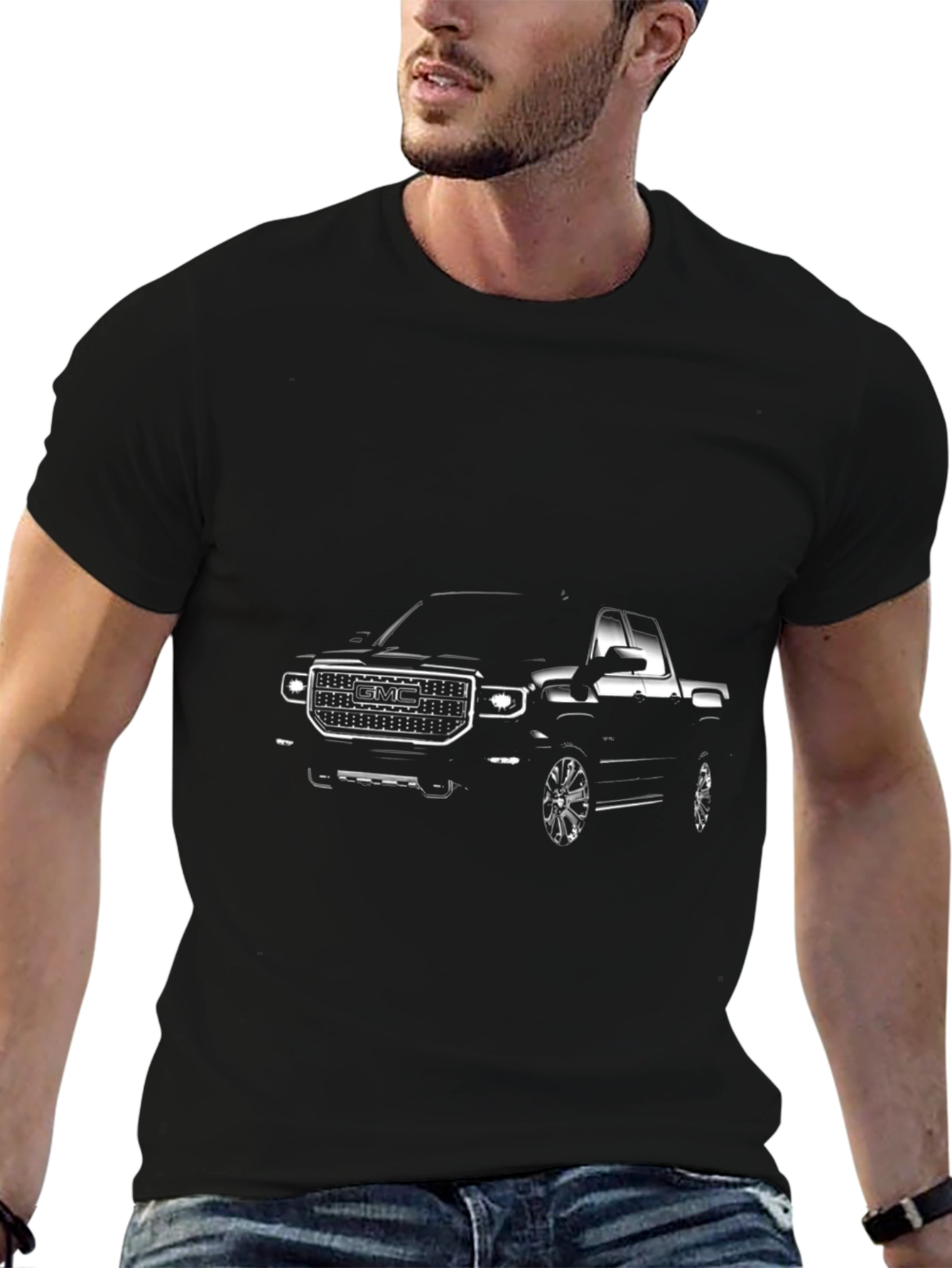 GMC Truck Graphic Tee - Black Cotton Blend