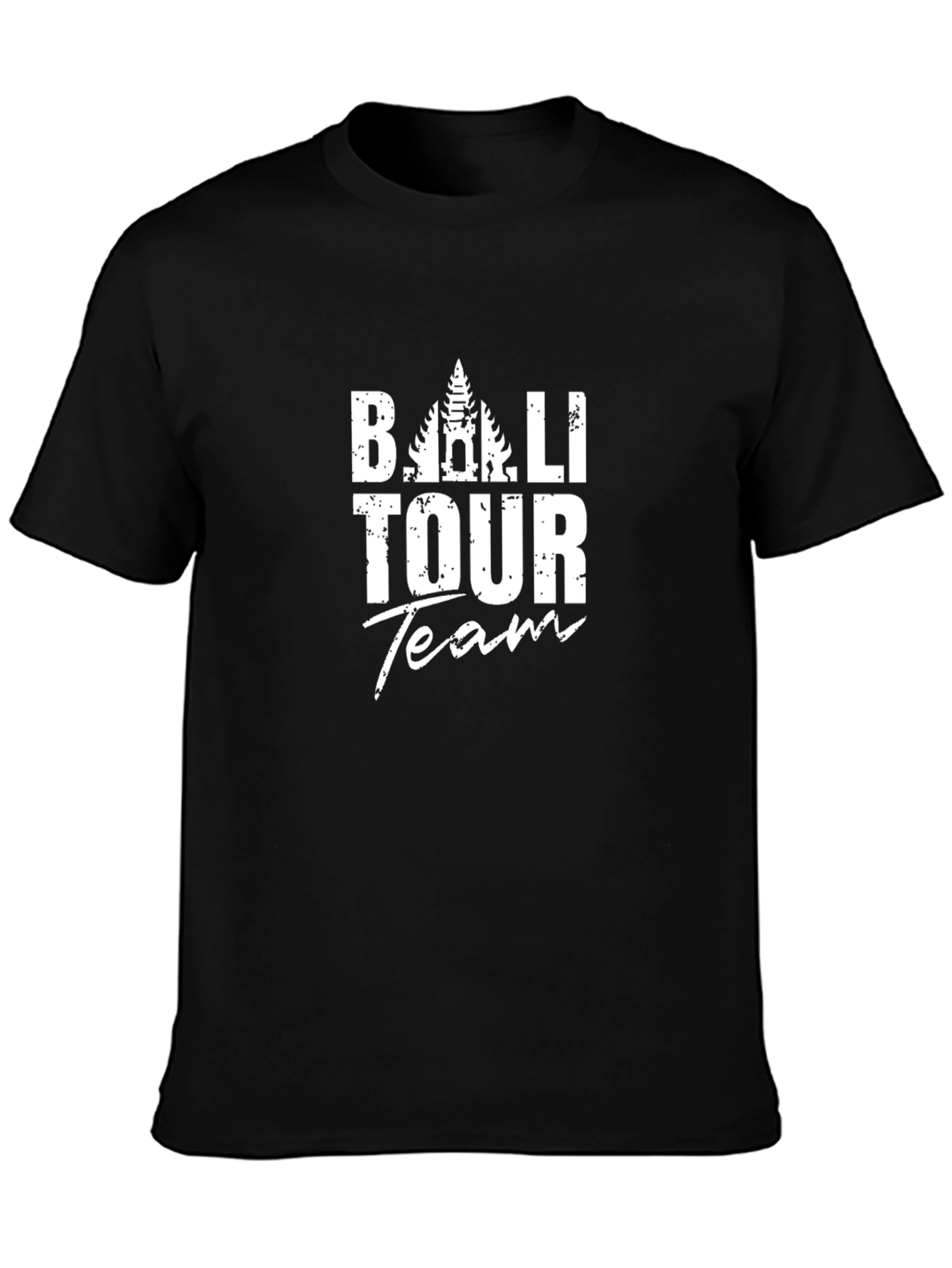 Bali Tour Team Black Graphic Tee