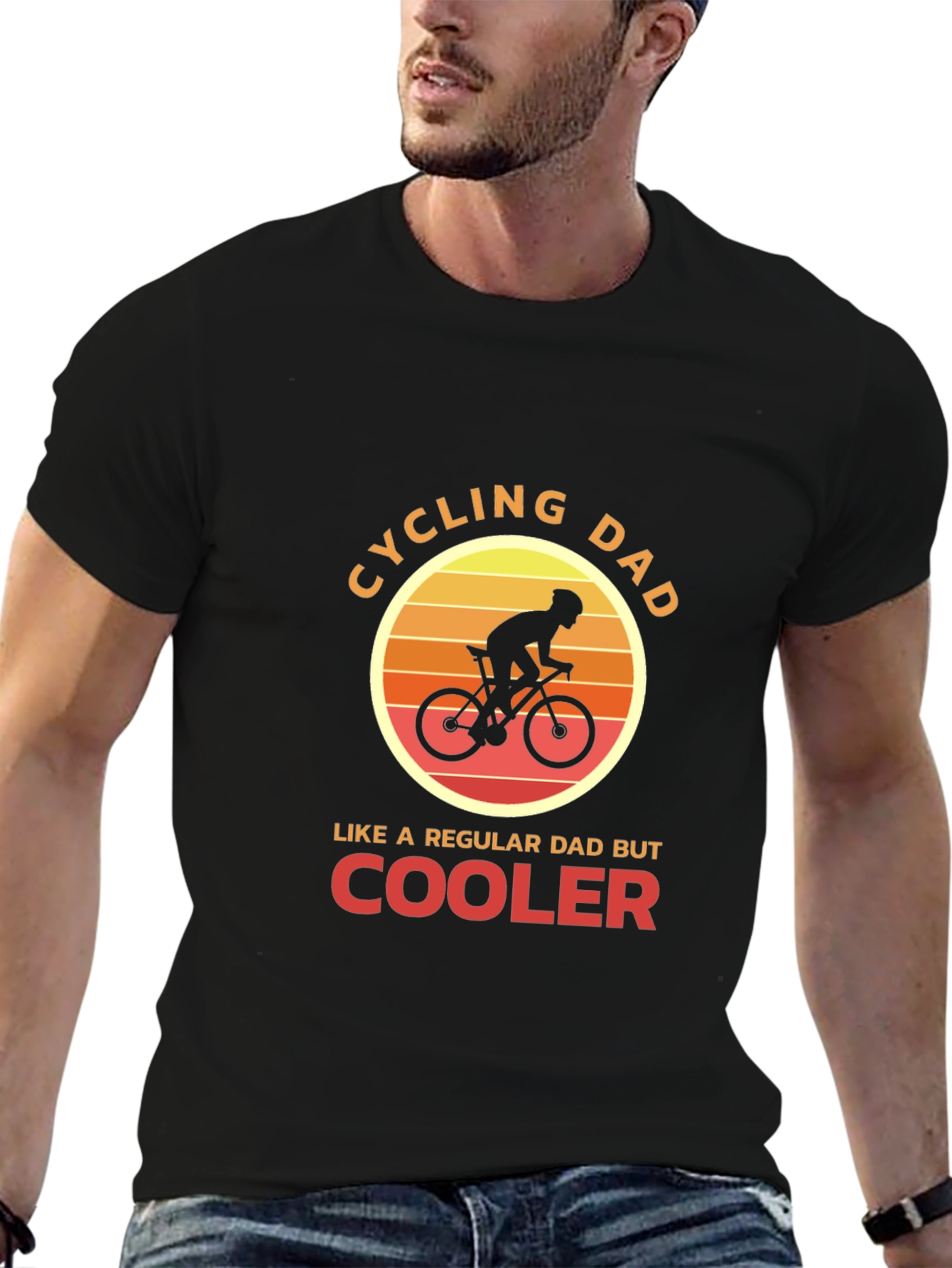 Cycling Dad T-Shirt - Cool Dad Edition
