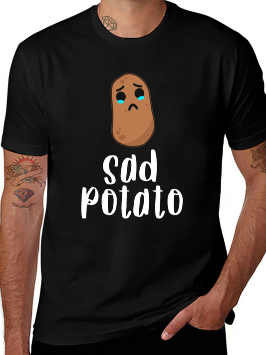Sad Potato T-Shirt - Funny Graphic Tee