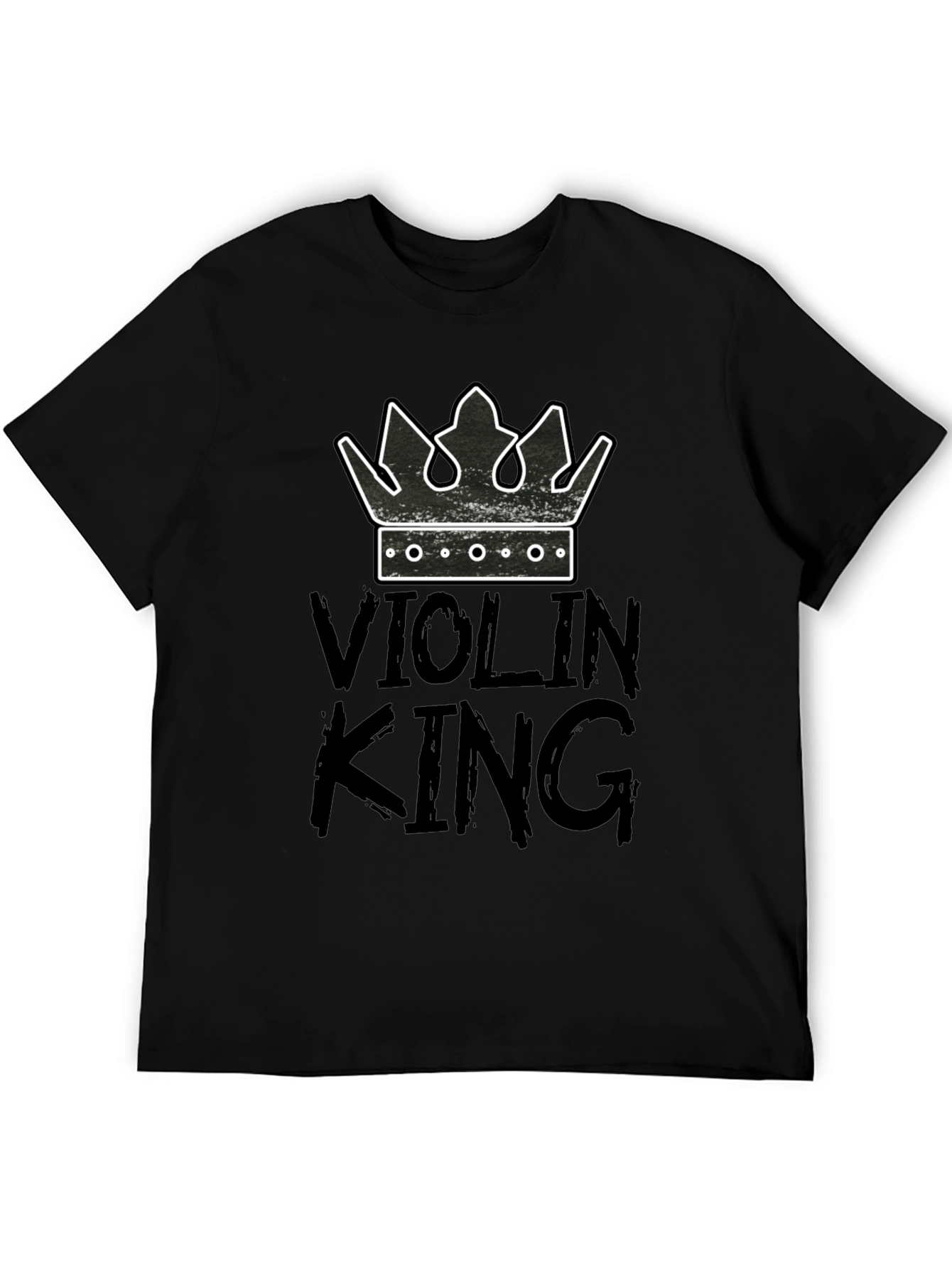 Violin King Graphic T-Shirt Music Lover Tee