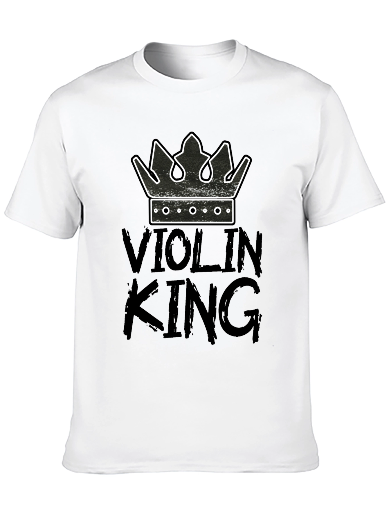 Violin King Graphic T-Shirt Music Lover Tee